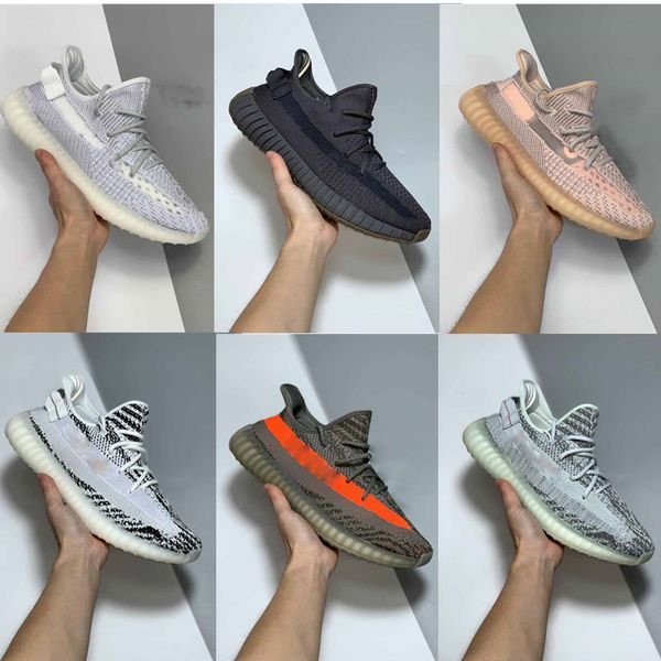 

kanye west static casual shoes israfil cinder desert sage earth tail light zebra womens mens trainers sneakers, Black