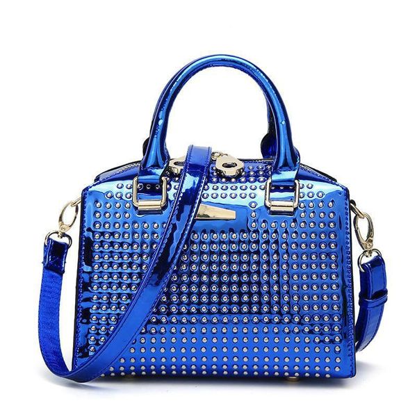 

patent leather satchel shoulder sling bag handle crossbody handbag women purse