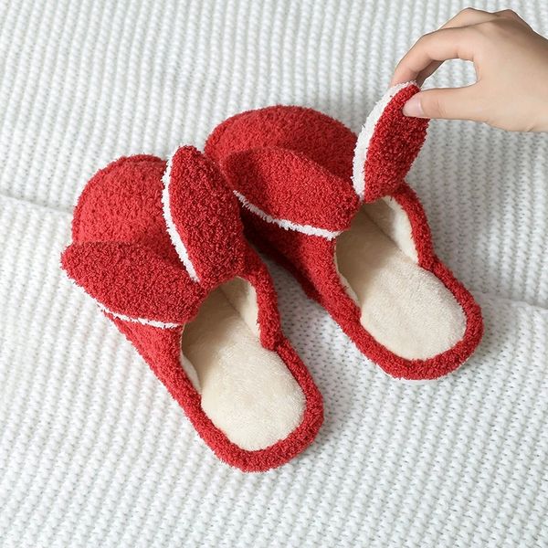 

classic women winter warm fur slippers men women boys girls slippers house shoes flat heel home indoor bedroom zapatilla mujer #sk7n, Black