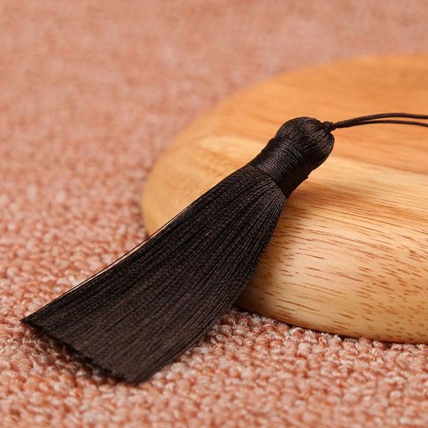 

1pcs 8cm long multicolors cotton silk tassels charms pendants fit bag car decoration satin tassels cords for diy jewelry making h bbybeg