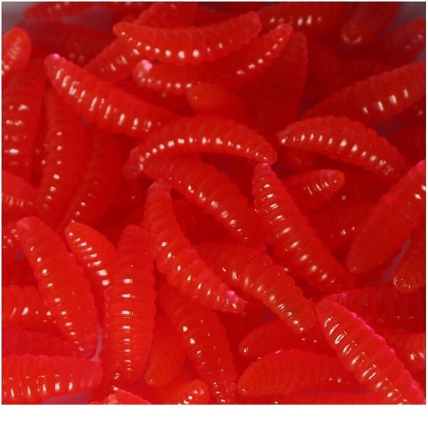 

50pcs soft fishing lure smell worms sile bait lures 2cm 0.3g glow shrimps suspending fish lures lifelike fishy sme jllunv