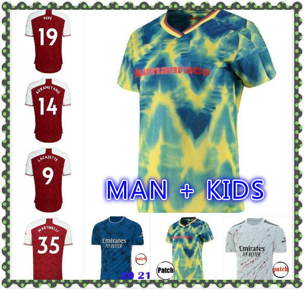 

arsen soccer jersey x pharrell human race hrfc gunners pepe saka thomas willian nicolas guendouzi tierney football shirt men kids fourth 4th, Black;yellow