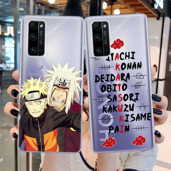

the silicone shell of mobile phone is digned by naruto, and the shell of mobile phone is digned by animation. huawei honors 10 20 30 liteh6