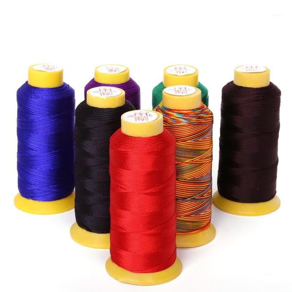 

new coming 300yards/roll 0.75mm nylon cord chinese knot cord macrame rope thread string diy apparel sewing craft accessories1, Black;white