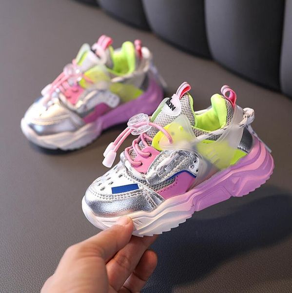 

2020 мода осень детская обувь плоский мальчики девушки спортивные кроссовки детские дышащие унисекс мягкие детские кроссовки малыша обувь jl, Black