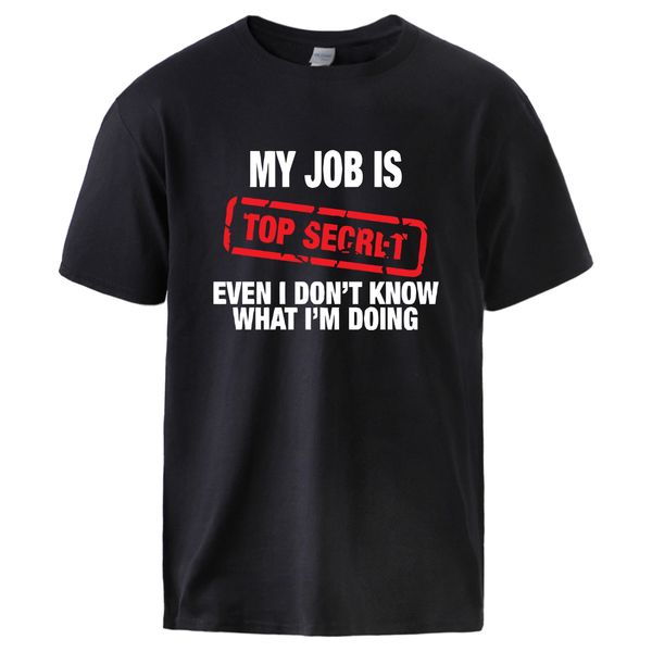 

my job is secre letter summer tee male short sleeve simple style black tshirt tee hooded sweatshirt hoodie men t shirt