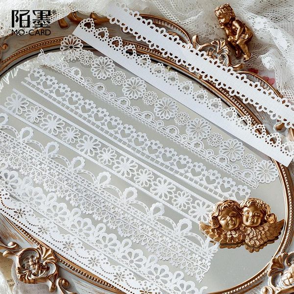 

10 alice lace hollow lace notes paper holder retro transparent notes notes notepad student office supplies stationery wmtuot bdesybag