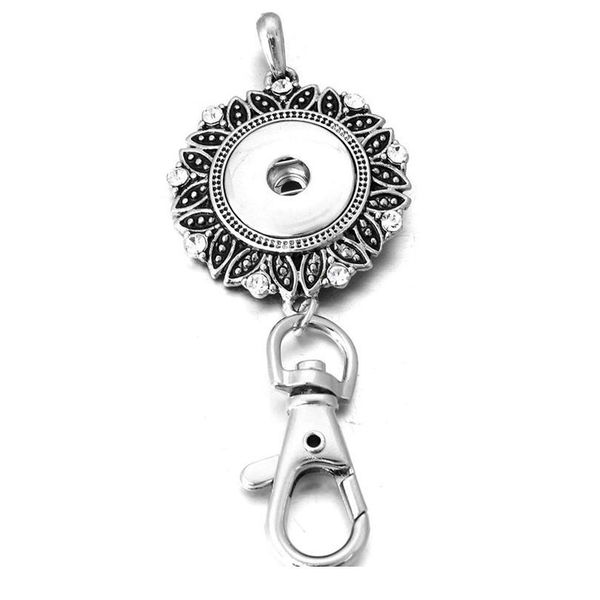 

new snap jewelry 18mm crystal snap key chains for keyring women gifts girl keychain bag penda qylhfx