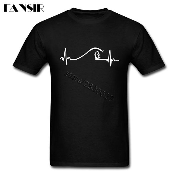 

sport plus size surfs heartbeat normal t shirts male short sleeve o neck men t shirt group clothing