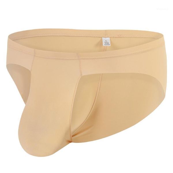 

man briefs underwear breathable comfy bulge pouch thong g-string ice silk underwear transparent briefs sexy1, Black;white