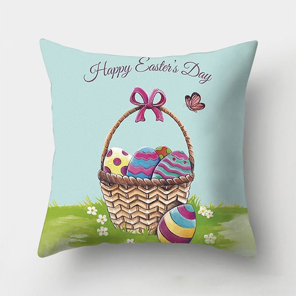 

easter pillowcase custom bunny eggs peach skin pillowcase style household products pillowcase dhl for free