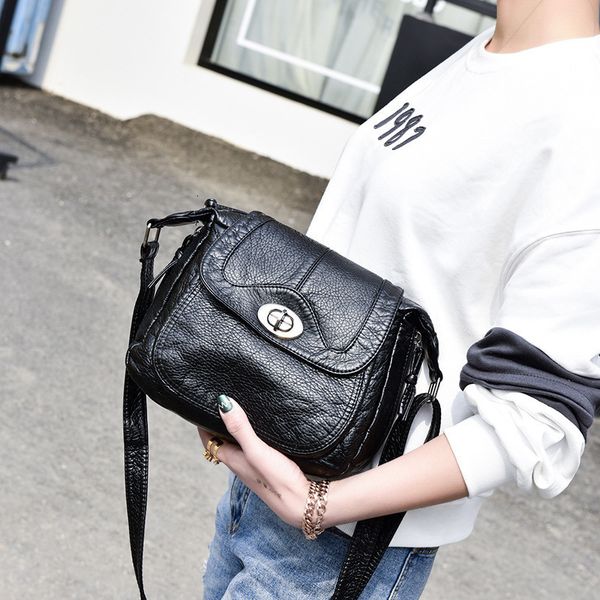 

hbp non-brand simple washed soft leather shoulder bag for women sport.0018