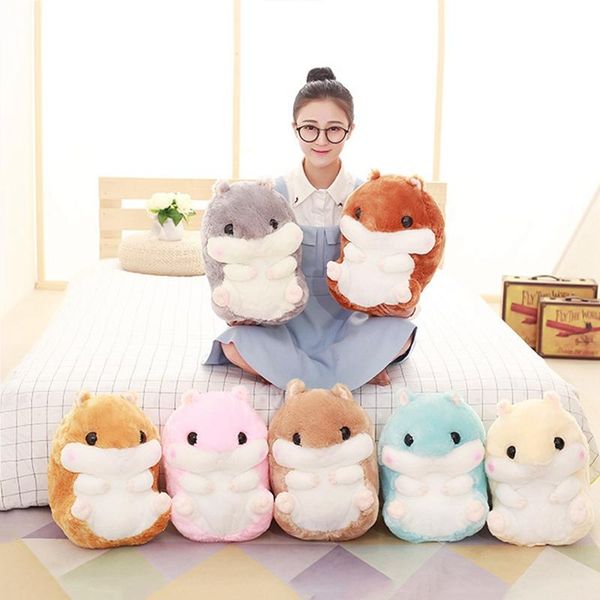 

cute multifunction hamster plush pillow blanket 2 in 1 foldable hamster pillow blanket kids toys birthday gift for child