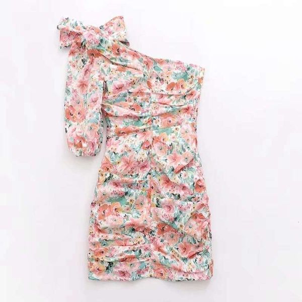 

fashion zx33 winter autumn floral / print asymmetric dress, Black;gray