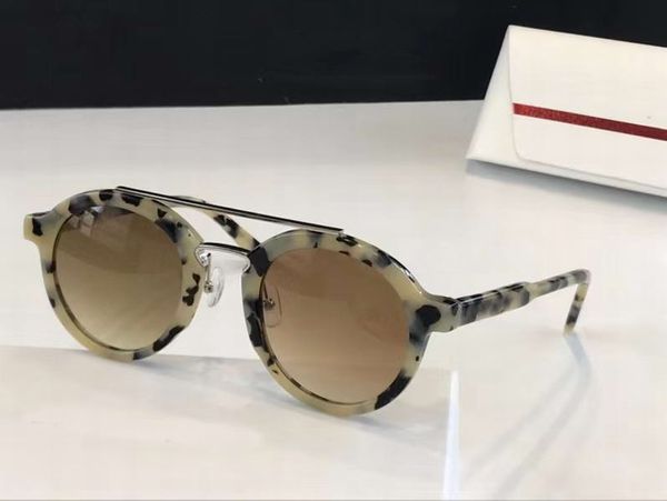

tortoise brown shaded round sunglasses 845sr gafas de sol fashion sunglasses vintage shades new with box, White;black