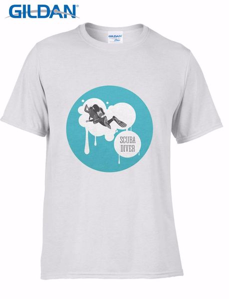 

summer o neck print fashion slim short sleeve o neck scuba diver design funny men's gift novelty sport hooded sweatshirt hoodie men t s