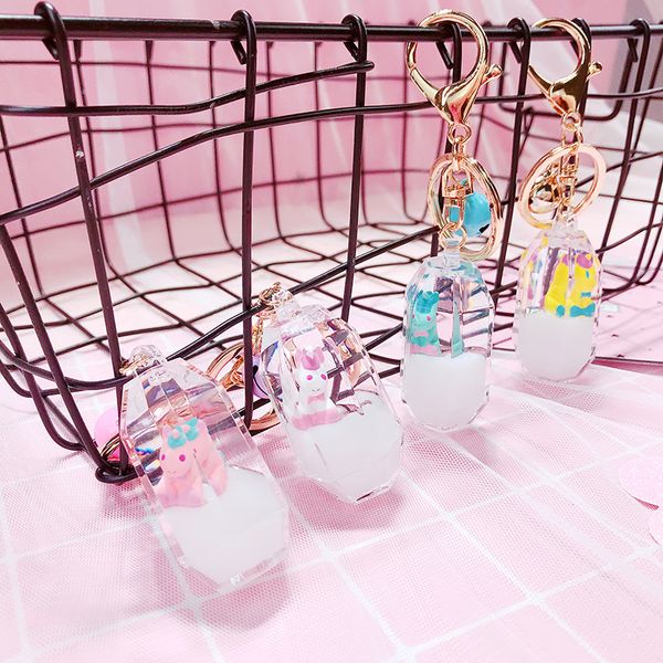 

net red floating unicorn bill bill blooth billchain мода девушка сердце жидкость quicksand в масло дрифующий сумка бутылки подвеска