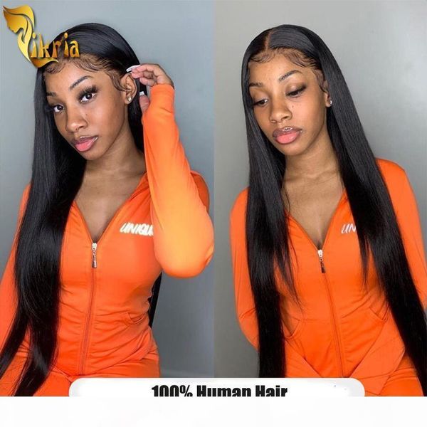 

silky straight 360 lace human hair wigs pre plucked hairline with baby hair 130%~180%density for black women brazilian malaysian remy hair, Black;brown