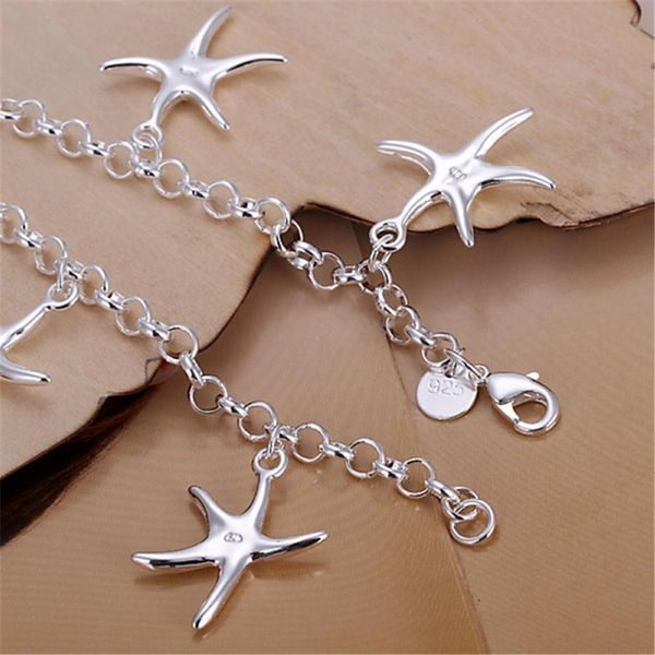 

silver color exquisite starfish bracelets new listings fashion jewelry christmas gifts silver color h bbynha, Black
