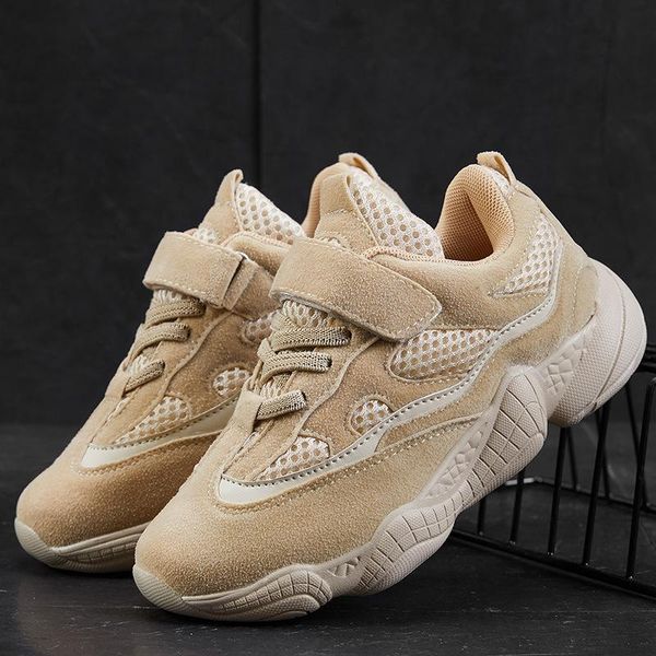

athletic & outdoor autumn boys sport shoes girls sneakers non-slip breathable childrens running casual trainers child, Black