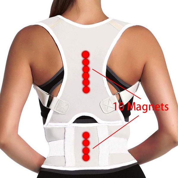 

back support lower orthopedic corset corrector de postura spine shoulder bandage pain belt posturecorrector scoliosis, Black;blue