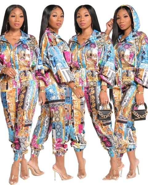 

ly5897 2020 winter bodysuit woman fashion printed hoodie trending jumpsuit women