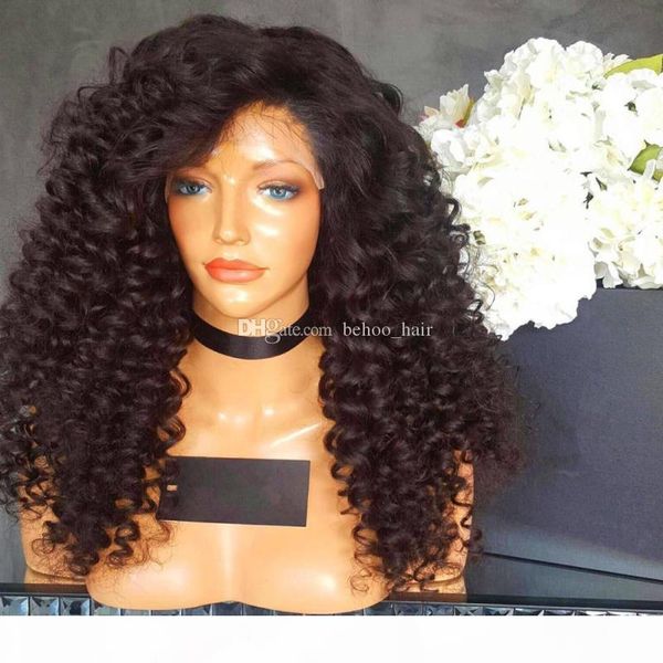 

silk 5x4.5'' lace front wigs for black women kinky curly brazilian remy silk human hair wigs with baby hair, Black;brown