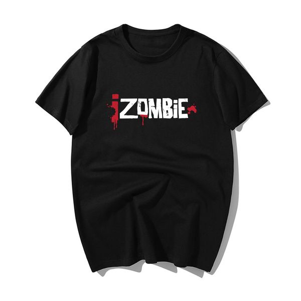 

new personalized tees men's fashion izombie tv show logo half dead fully awesome summer short sleeve hooded sweatshirt hoodie men t shi