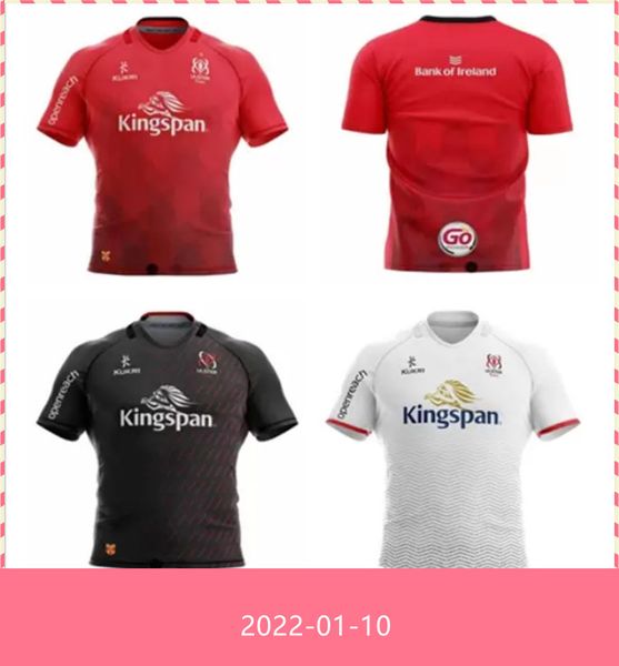 

2021 ulster rugby jersey 20 21 home away european shirt size s-3xl, Black;gray
