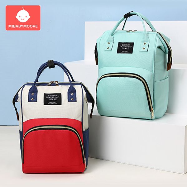

diaper bags backpack large capacity mummy maternity nappy bag waterproof travel handbag nursing bag baby care for stroller 201021