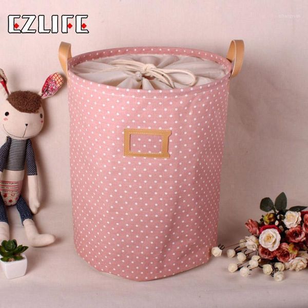 

waterproof storage basket toy dirty laundry basket fabric storage toys bag folding clothes sundries1