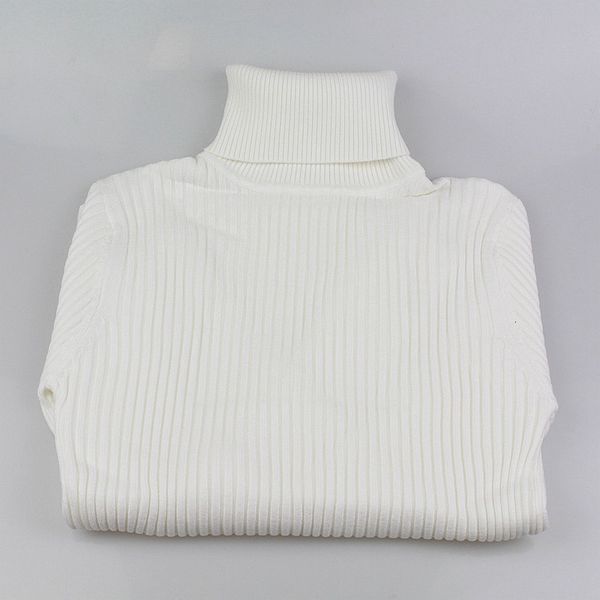 

2021 new thick turtleneck warm women autumn winter knitted femme pull high elasticity soft female pullovers sweater w4ze, White;black