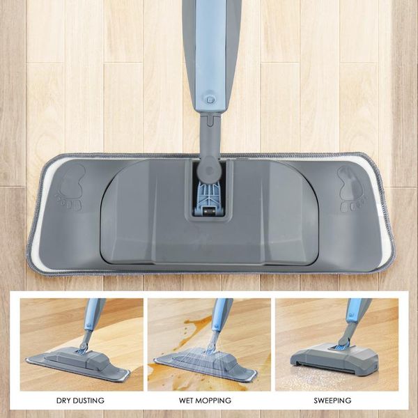 

mop 3 in 1 spray mop and sweeper machine vacuum cleaner hard floor flat cleaning tool set for household hand held easy use bbydnj