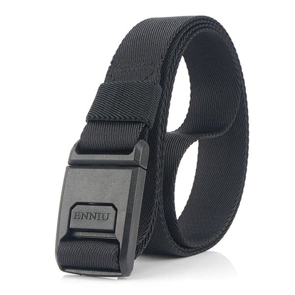 

width men's for jeans outdoor 2.5cm sports quick release magnetic buckle tactical nylon men canvas designer belt new, Black;brown