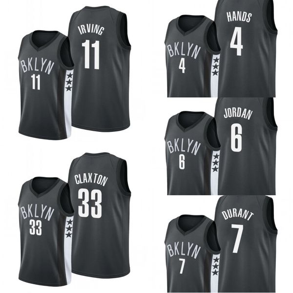 

brooklyn сети мужчины jaylen руки deandre джор дана дюрант ирвинг джерси, Black