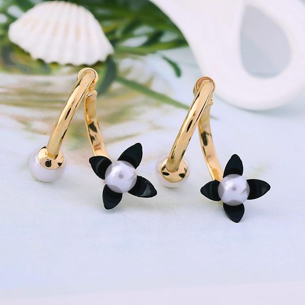 

dangle & chandelier statement grace imitation pearls drop earrings crystal pendants for women gift dating fashion jewelry accessories, Silver