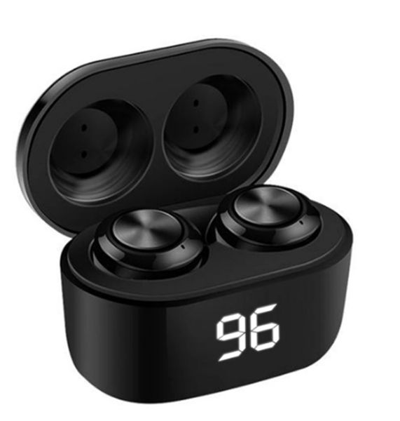 

new a6 digital display true wireless tws bluetooth headset 5.0 digital display mini stealth sports business car headset
