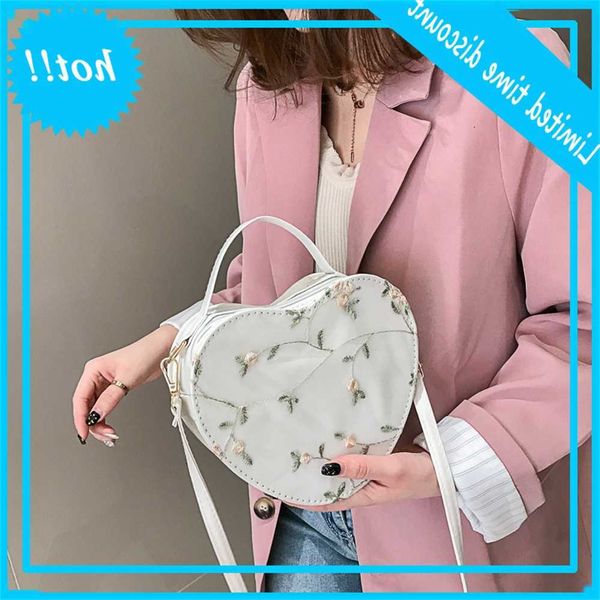 

lace peach heart satchel for women's new fashion ladies in 2019