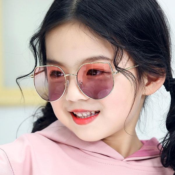 

fashion vintage small cat eye children sun glasses boys and girls classic metal frame new kids outdoor sun glasses uv4001, White;black