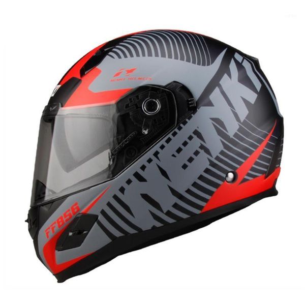 

nenki motorcycle helmet motocross breathable comfort crash helmet moto doublel lens full face for motorcycle1