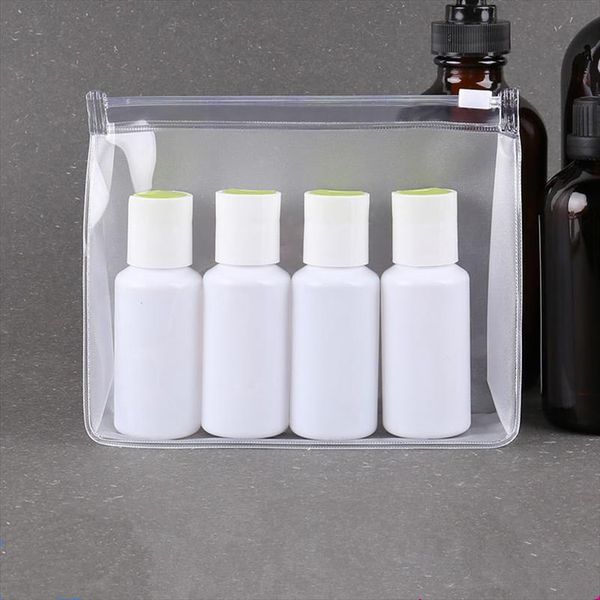 

women clear pvc cosmetic bag transparent travel toiletry shower gel shampoo bottle bags female makeup organizer cases pouch