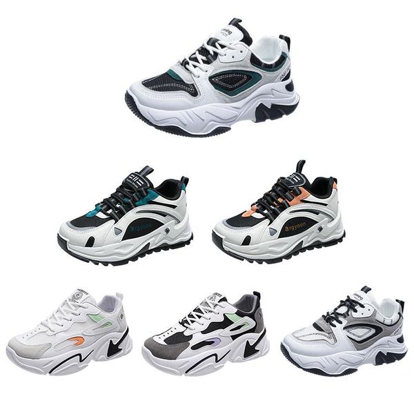 

non-brand platform shoes women casual shoes color white black green orange comfortable dad shoes womens trainers sports sneakers 36-40
