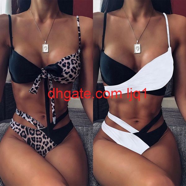 

2020 new fashion swimsuit spring swimsuit bikini, White;black