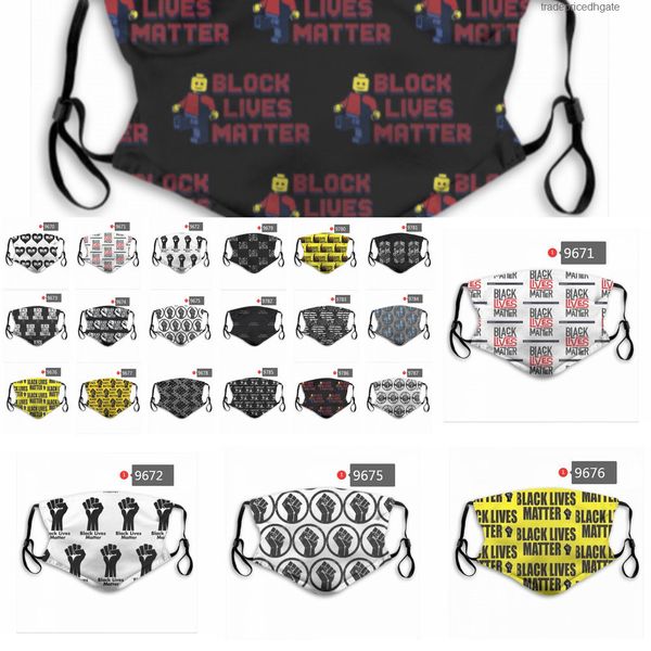 

2020 and designer new women men cotton masks american balck lives matter pm2.5 mask 17