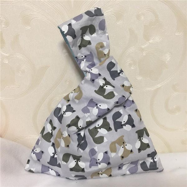 

yile handmade хлопок twill wrap wrap writ bag bag key phone wrstlet fox grey base w14 h wmtlkn