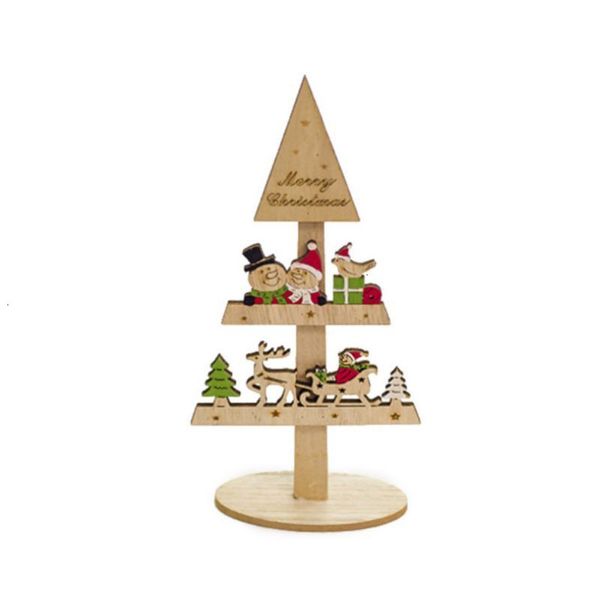 

decorations painted wooden desktree christmas ornaments beautiful modelling xl3l