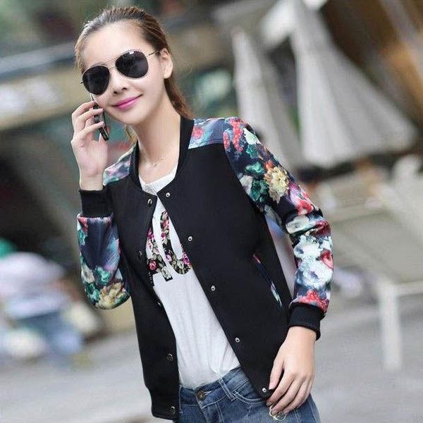 

fashion windbreaker jacket women summer coats long sleeve basic jackets bomber thin women's jacket female jackets outwear, Black;brown