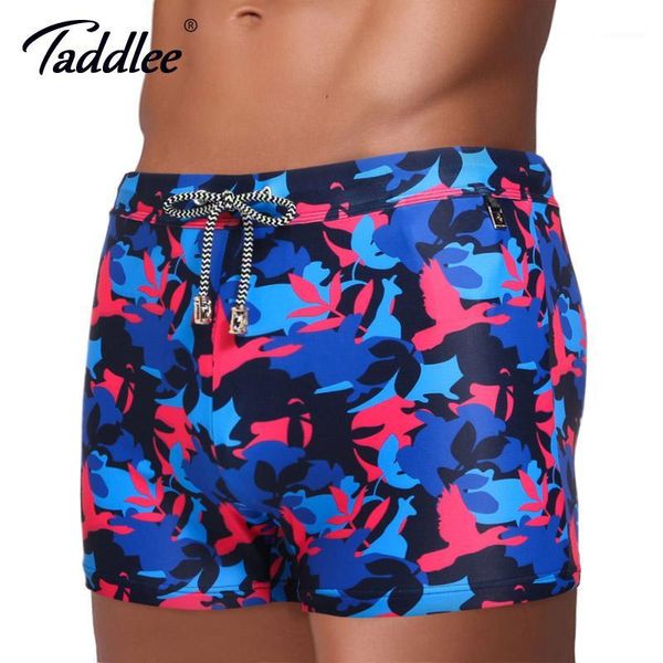 

taddlee brand new basic traditional long swimwear men's swimsuits swim boxer trunks board surf shorts pad inside enhance xxxl1