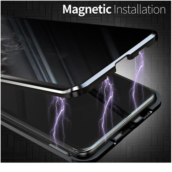 

anti peeping privacy magnetic case for samsung galaxy s20 s10 s9 s8 plus ultra a30 50 a70 a41 a51 a71 wmtech