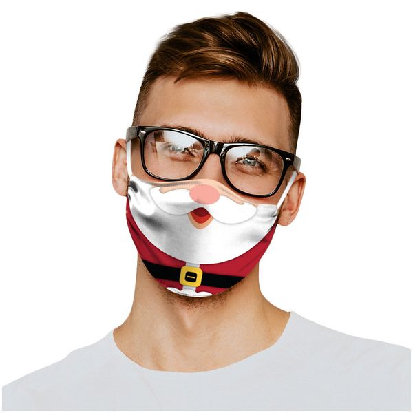 

printed soft cotton 2021merry funny elastic earloop face breathable washable reusable christmas mask
